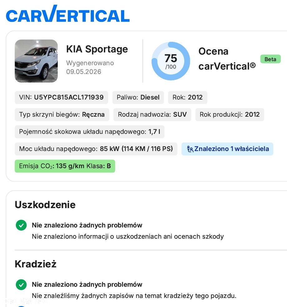Kia Sportage 1.7 CRDI 2WD ISG Vision - 36