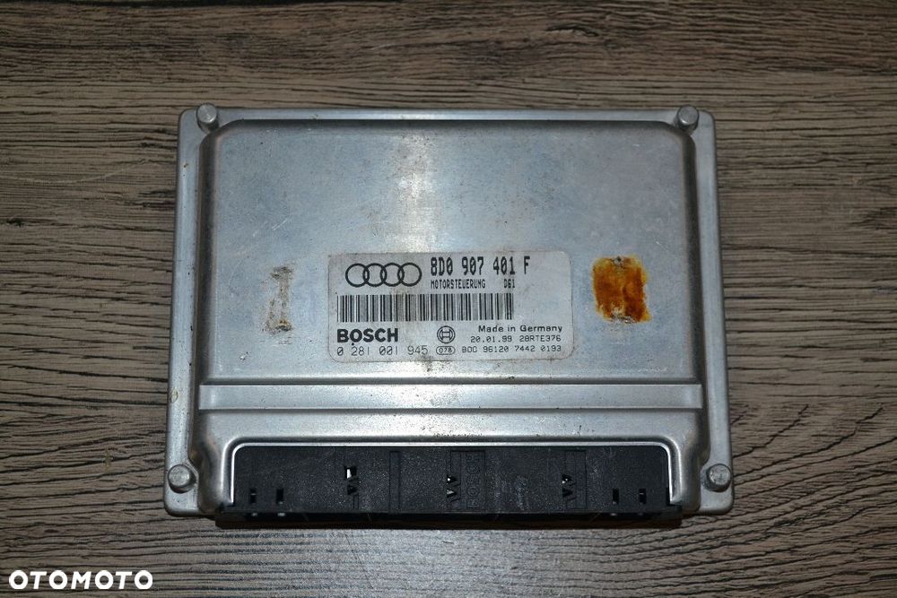 VW AUDI 2,5 TDI KOMPUTER STEROWNIK SILNIKA 8D0907401F 0281001945 - 1