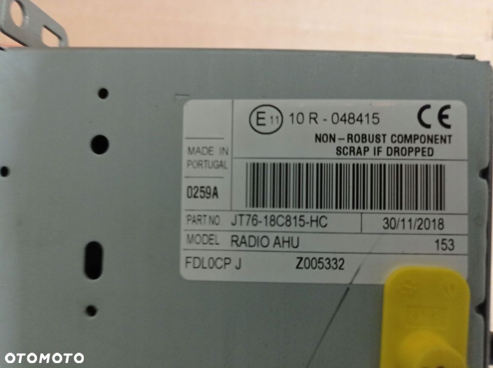 FORD TRANSIT COURIER 18r. RADIO JT76-18C815-HC - 2