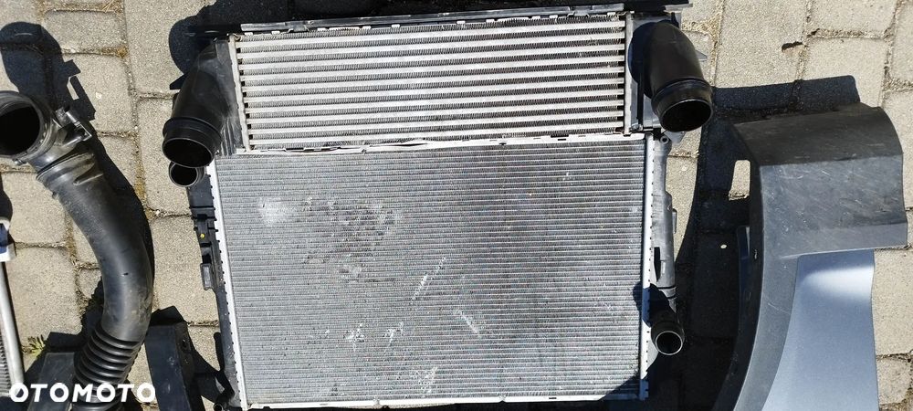 komplet chłodnic błotniki belka wąż x3 e25 26 - 2