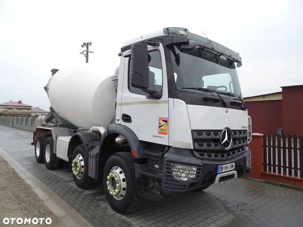 Mercedes-Benz Arocs 3240 Betonomieszarka Liebherr HTM 904FL - 3