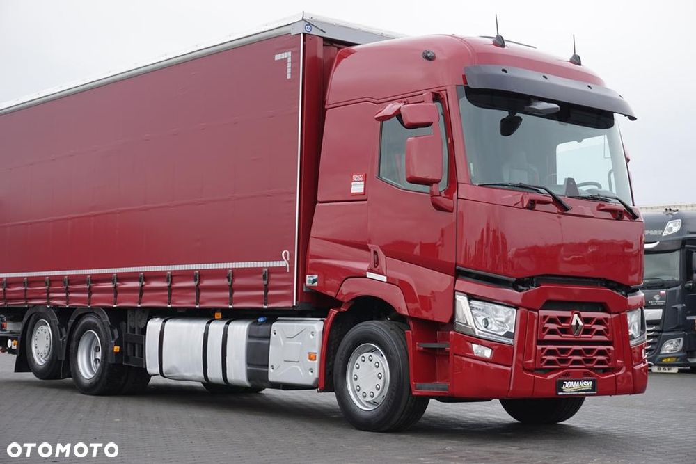 Renault T 380 / ACC / E 6 / FIRANKA + WINDA / 20 PALET / DŁ. 8,2 M / OŚ SKRĘTNA - 30