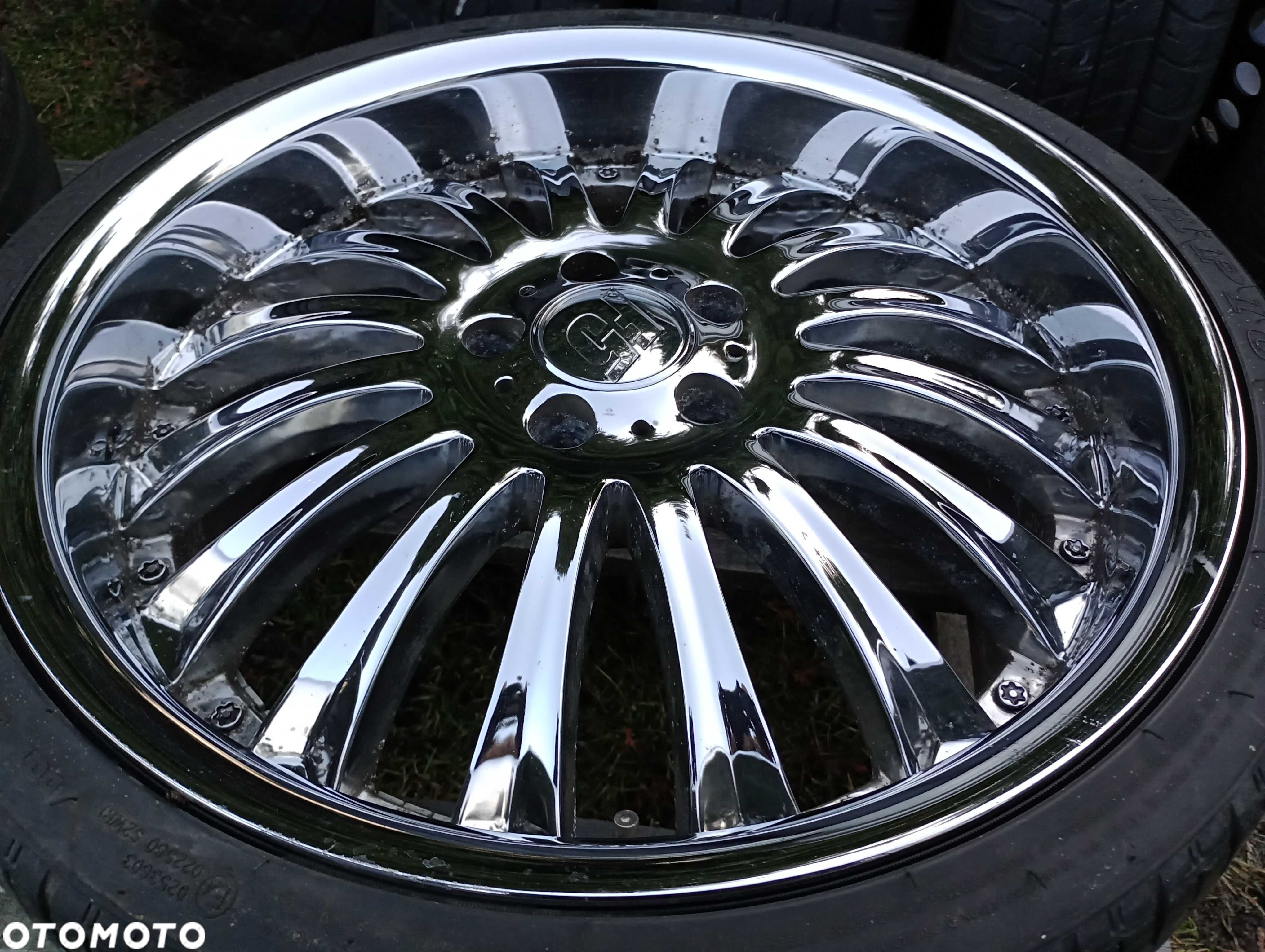 Alufelgi 19 cali 5x112 Mercedes Audi VW Seat Skoda BMW i inne CHROM - 2