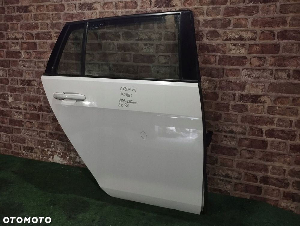 DRZWI TYŁ PRAWE KOMPLETNE VOLKSWAGEN GOLF VII KOMBI 13/20 KOD LC9A - 2