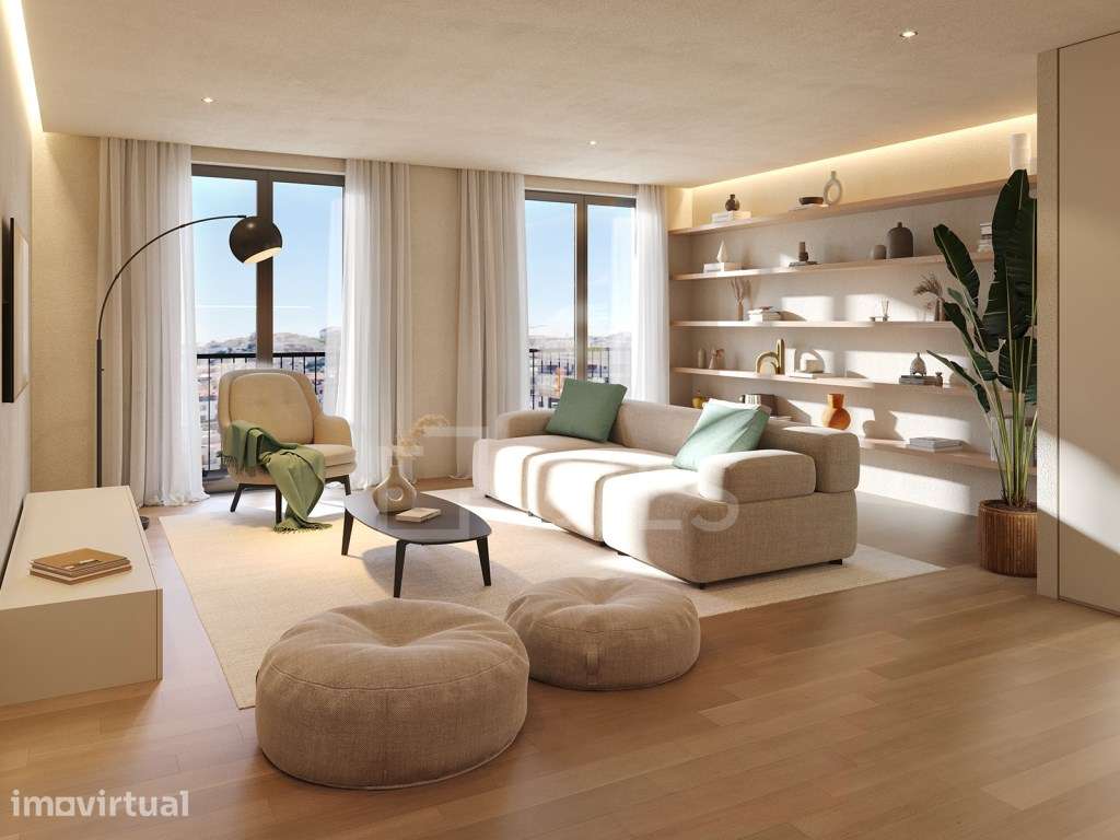 Apartamento T1 com varanda em novo empreendimento situado em Benfica - Grande imagem: 3/55
