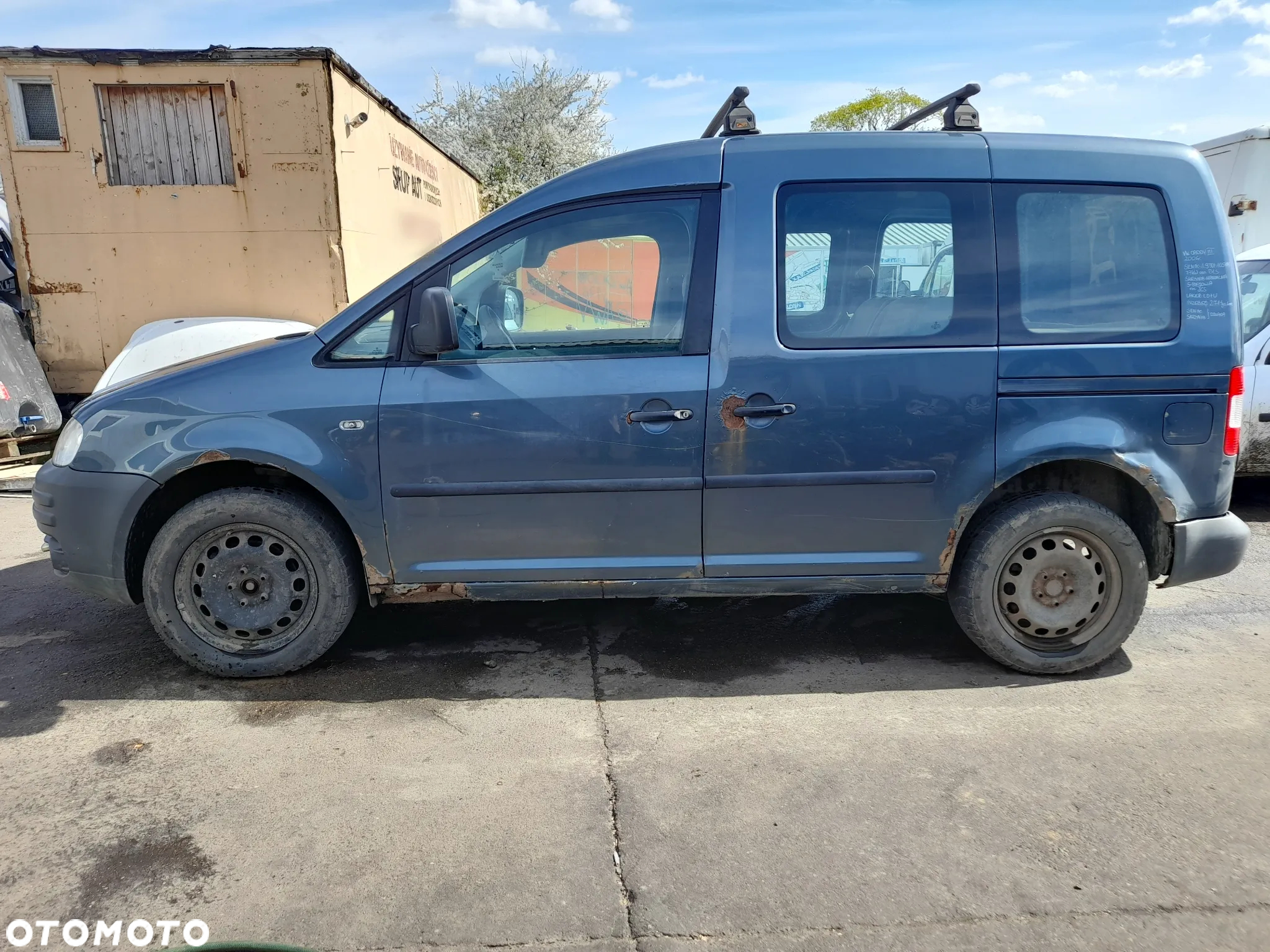 VW CADDY III ZDERZAK TYŁ TYLNY TYLNI - 11