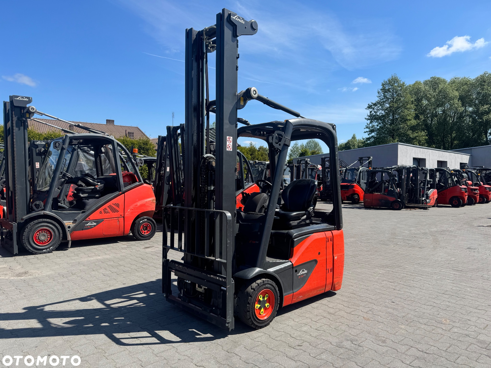 Linde E14  Evo Tylko 3560mth triplex przesuw wolny skok h16 h18 toyot e16 - 8
