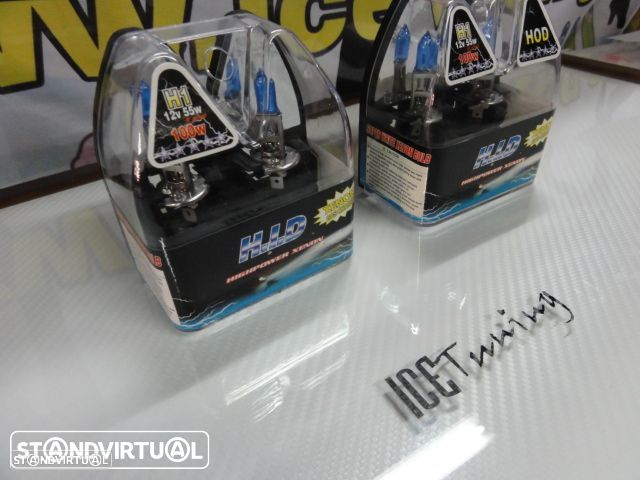 Farois frontais com luz branca 5000k para Honda civic 92-95 JDM Fundo preto - 27