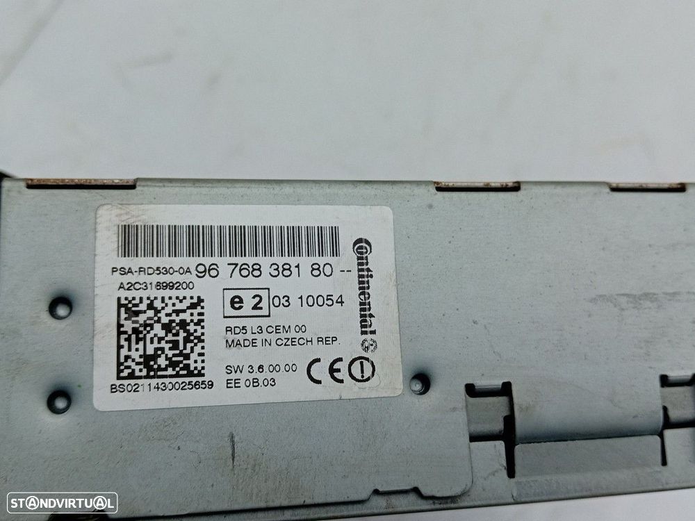 Rádio / auto-rádio CITROËN C4 II (B7) - 4