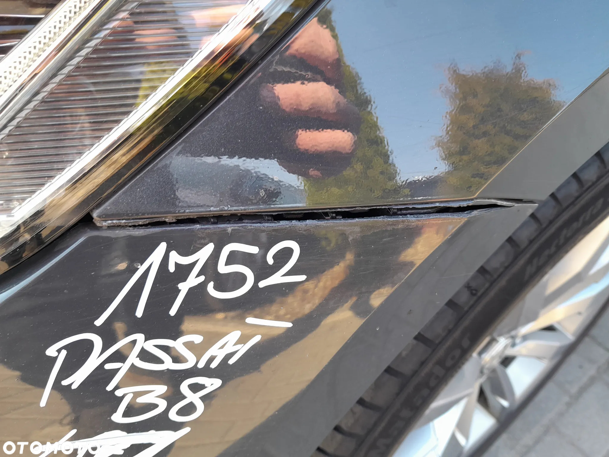 VW PASSAT B8 GTE HYBRID ZDERZAK PRZEDNI PRZÓD SPRYSKI PARKTRONIC PDC KOLOR: LI7F - 3
