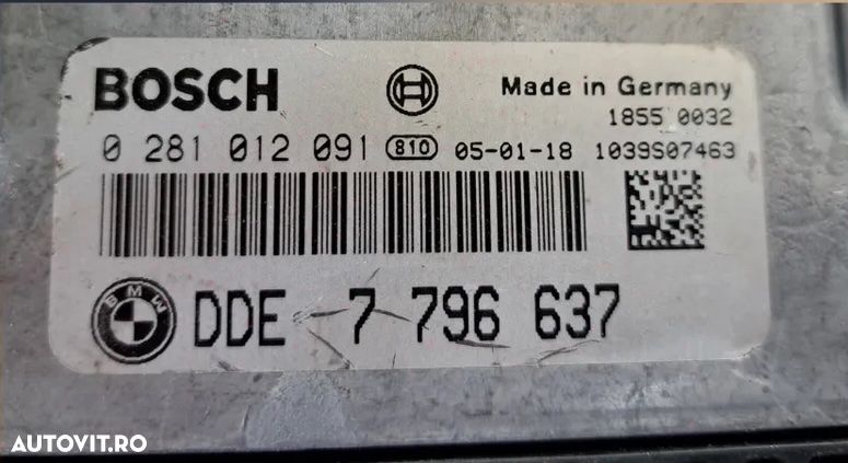 Calculator ECU modul motor bmw seria 5 E60 E61 - 3