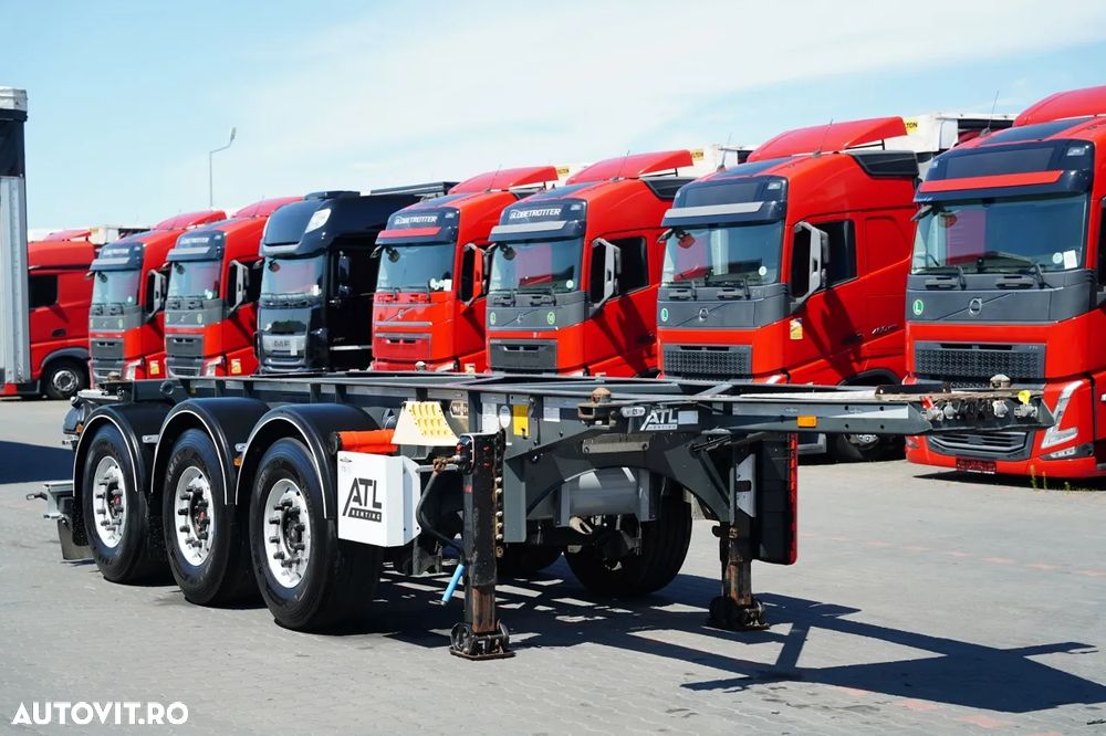 Van Hool / SEMIREMORCĂ CONTAINER / SUB REZERVOR / ADR COMPLET / 3 AXE / AXE SAF / JANTE DIN ALIAJ - 10