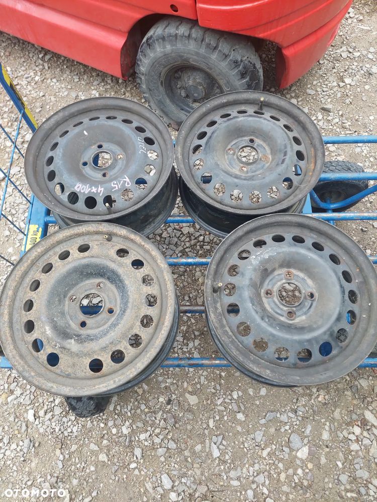 Felgi stalowe R15 4X100 ET 49 Opel Astra  Corsa Ot. 57,1mm - 1
