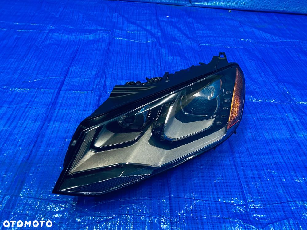 REFLEKTOR LAMPA LEWA LEWY PRZÓD PRZEDNIA VW VOLKSWAGEN TOUAREG II 12R ; 7P1941751 ORYGINAŁ - 1