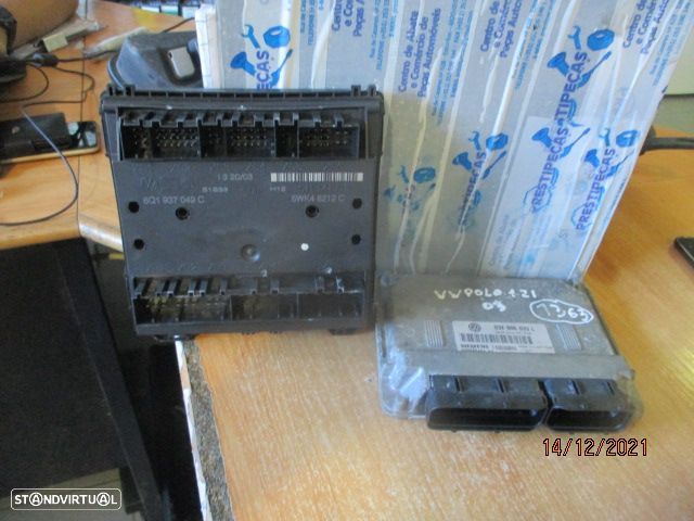 Centralina 03E906033L 6Q1937049C VW POLO 2003 1.2I SIEMENS - 1