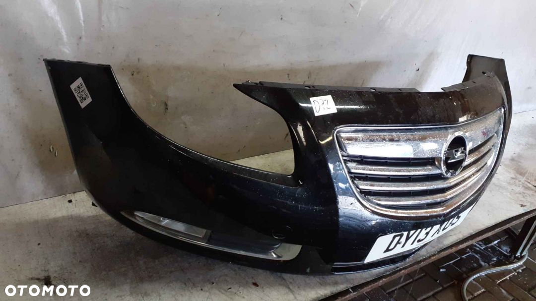 ! ZDERZAK PRZÓD PRZEDNI OPEL INSIGNIA I A 1 HALOGENY Z22C CZARNY - 4