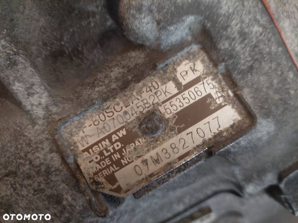 SKRZYNIA BIEGÓW AUTOMATYCZNA OPEL ZAFIRA B 1.9 CDTI AUTOMAT AF40-6 55350675 - 8