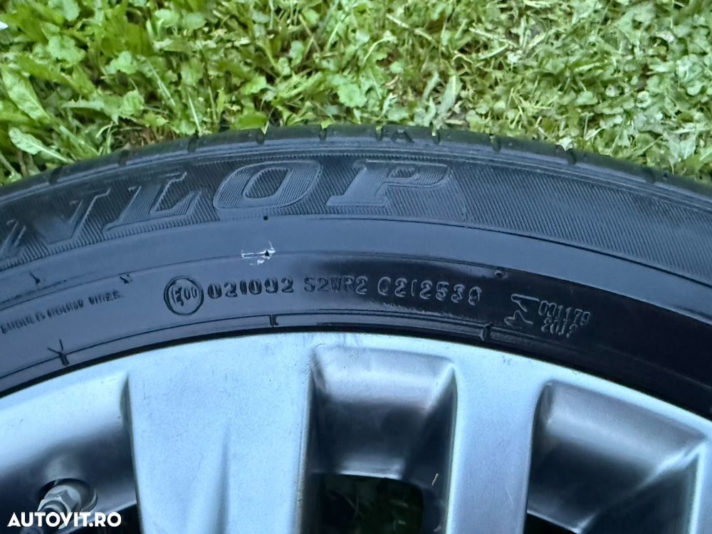 Set complet 4 Jante 20" ORIGINALE Toyota Highlander + anvelope Dunlop vara 235/55/20 DOT 2023 + senzori TPMS - 6