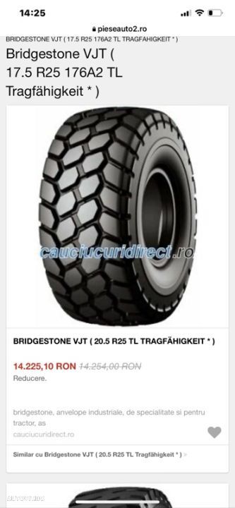 17.5R25 BRIDGESTONE VJT D2A TL  BRIDGESTONE  - 3 buc disponibile - 1