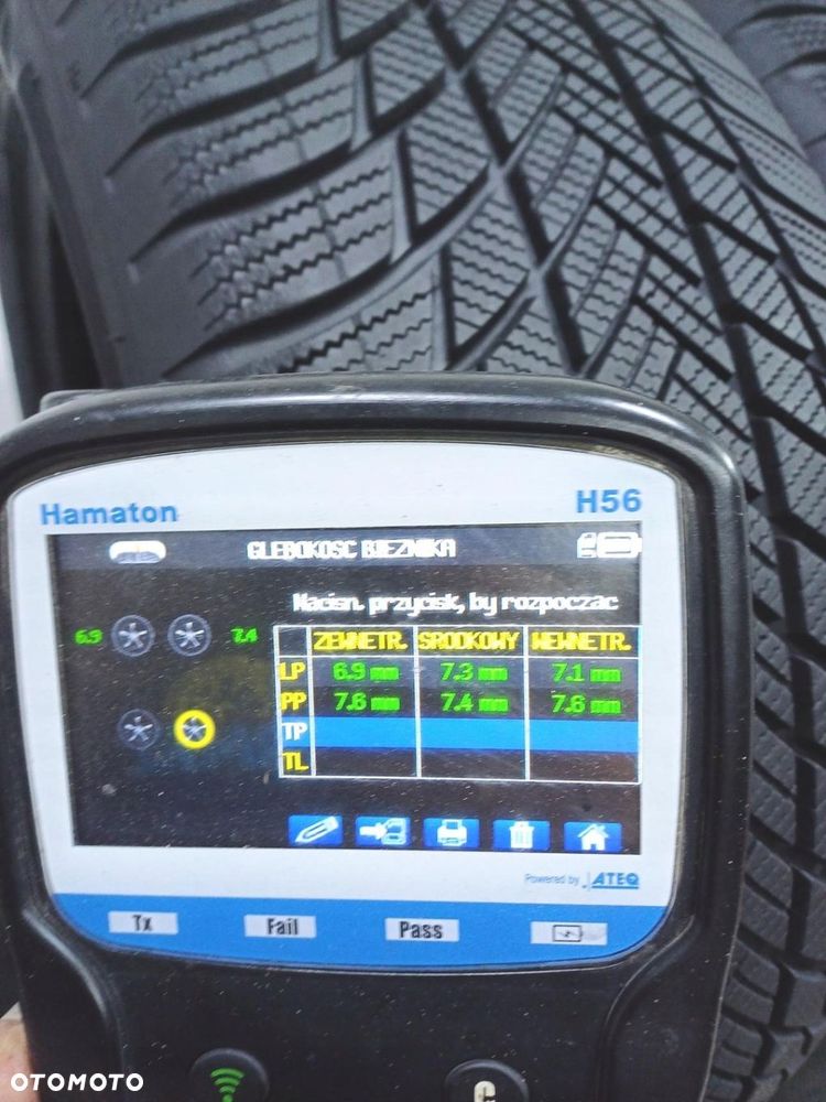 2x 235/50R19 bridgestone opony zimowe 7mm 52158 - 7