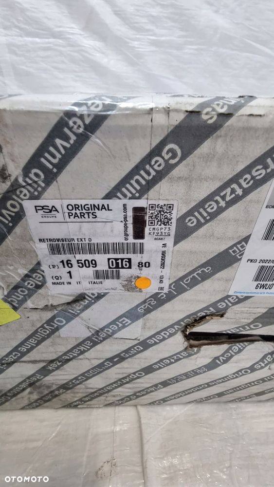 LUSTERKO PRAWE FIAT DUCATO NOWE ORYGINAŁ 62 PIN 0735690575 - 8