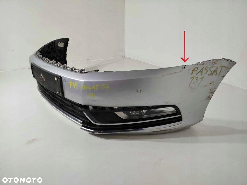 ZDERZAK PRZEDNI PRZÓD VW PASSAT B7 10-14 PDC - 2