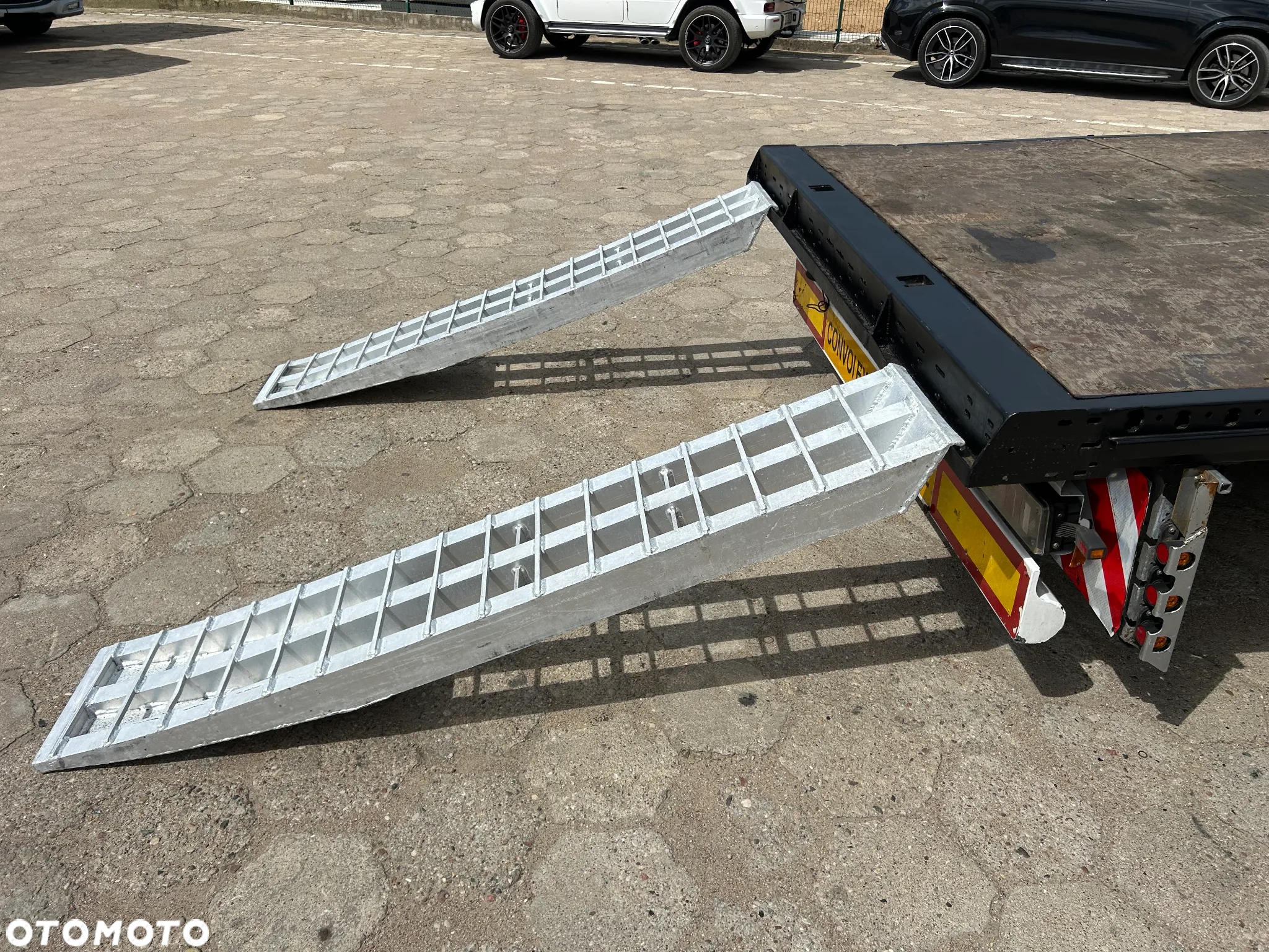 Krone PLATFORMA NISKOPODWOZIOWA z NAJAZDAMI / MEGA R 19.5 / OSIE SAF !! - 38