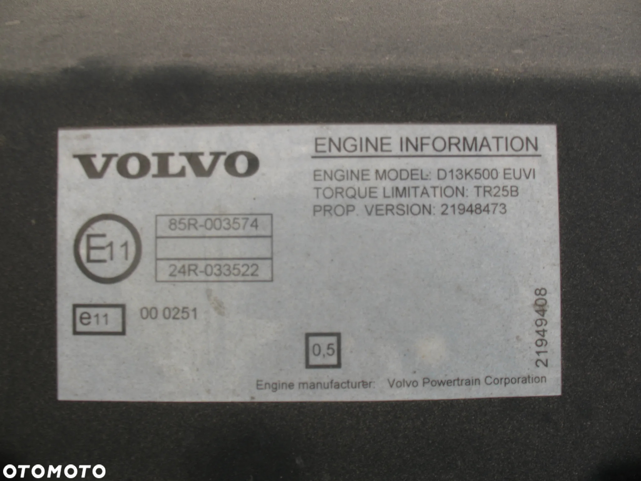 Silnik Volvo FH d13k500 - 4