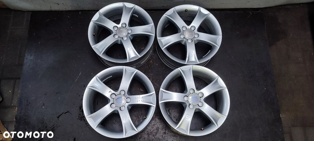 FELGI ALUMINIOWE 5x100 6.5J x16 CALI ET 43 fi 57.1 VW SEAT SKODA RONAL 4 SZTUKI KOMPLET - 1