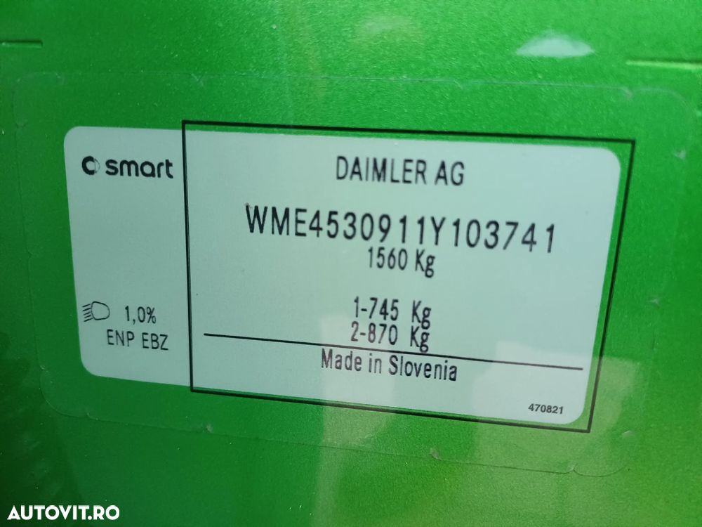 Smart Forfour EQ passion edition nightsky - 13