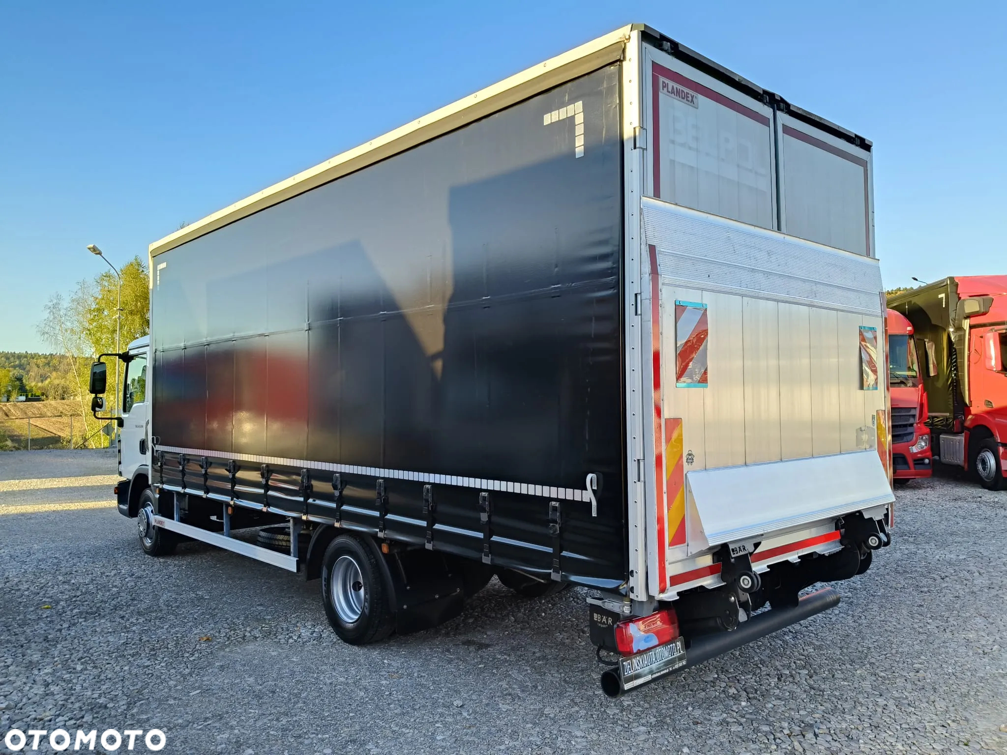MAN TGL 12.190 / FIRANKA + WINDA / EURO 6 / PRZEBIEG 220 TYS KM ! / - 5