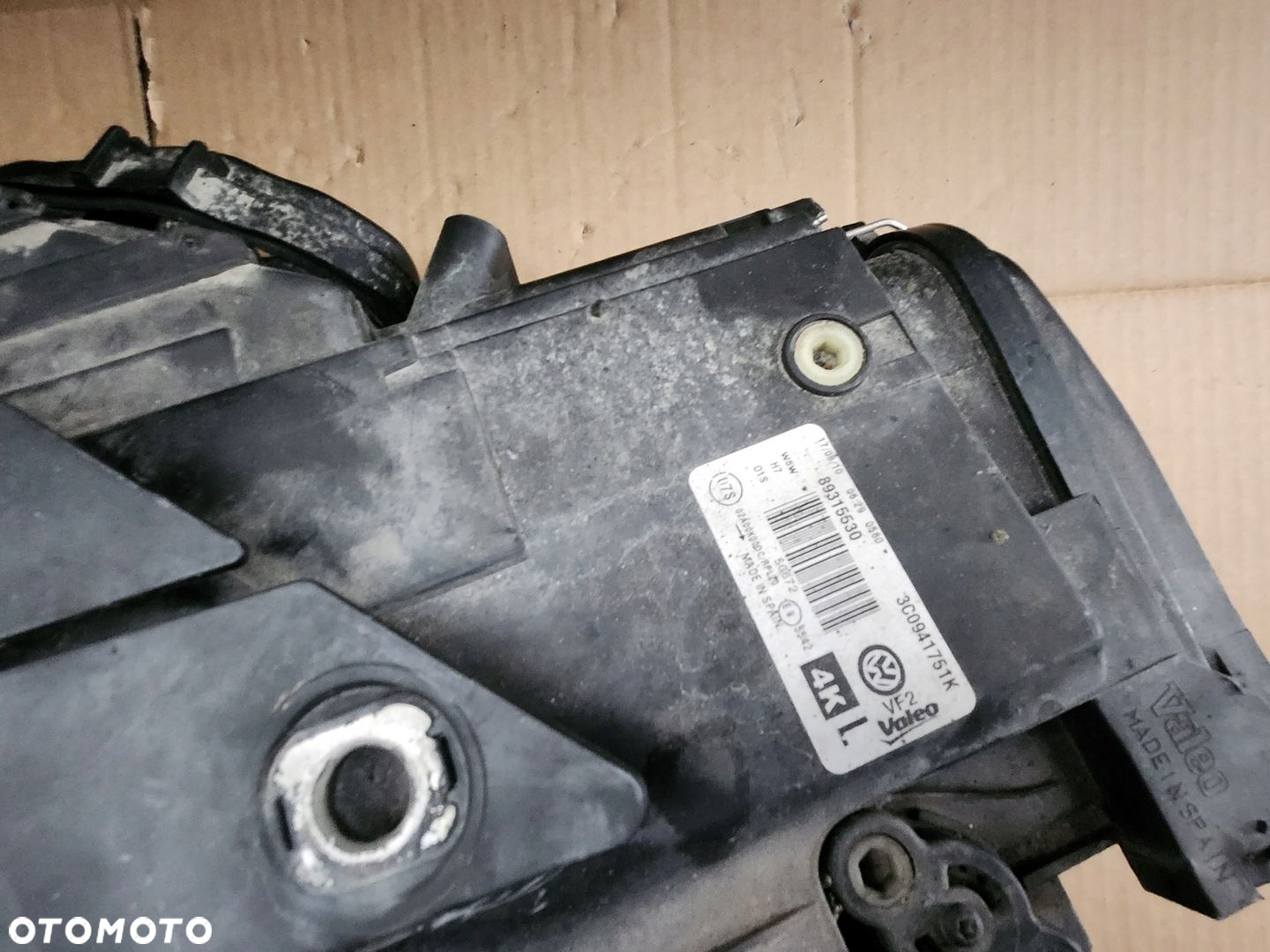 LAMPA PRZEDNIA LEWA VW PASSAT B6 3C0941751K KOMPLETNA - 5