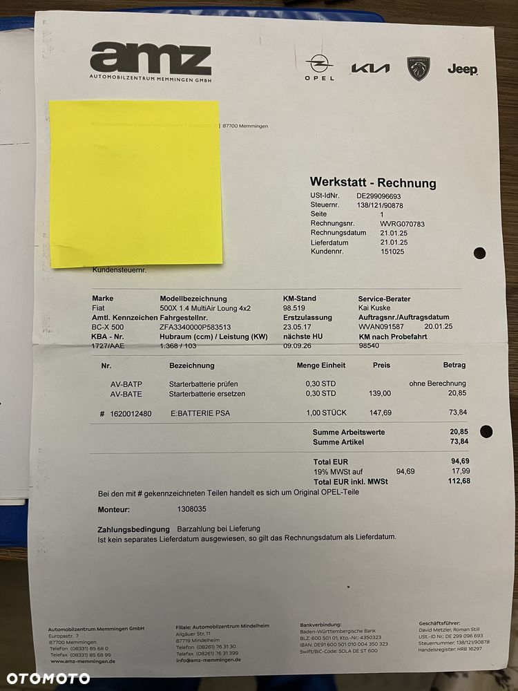 Fiat 500X 1.4 MultiAir 4x2 S&S Lounge - 35