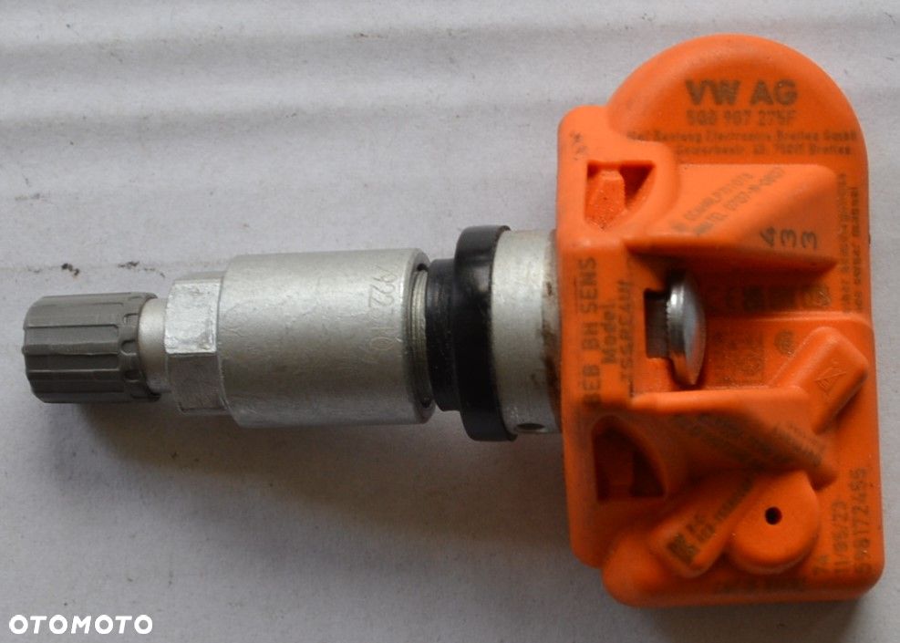 CZUJNIKI CIŚNIENIA TPMS OEM VW SKODA AUDI 5Q0907275F x1szt C-376 - 1