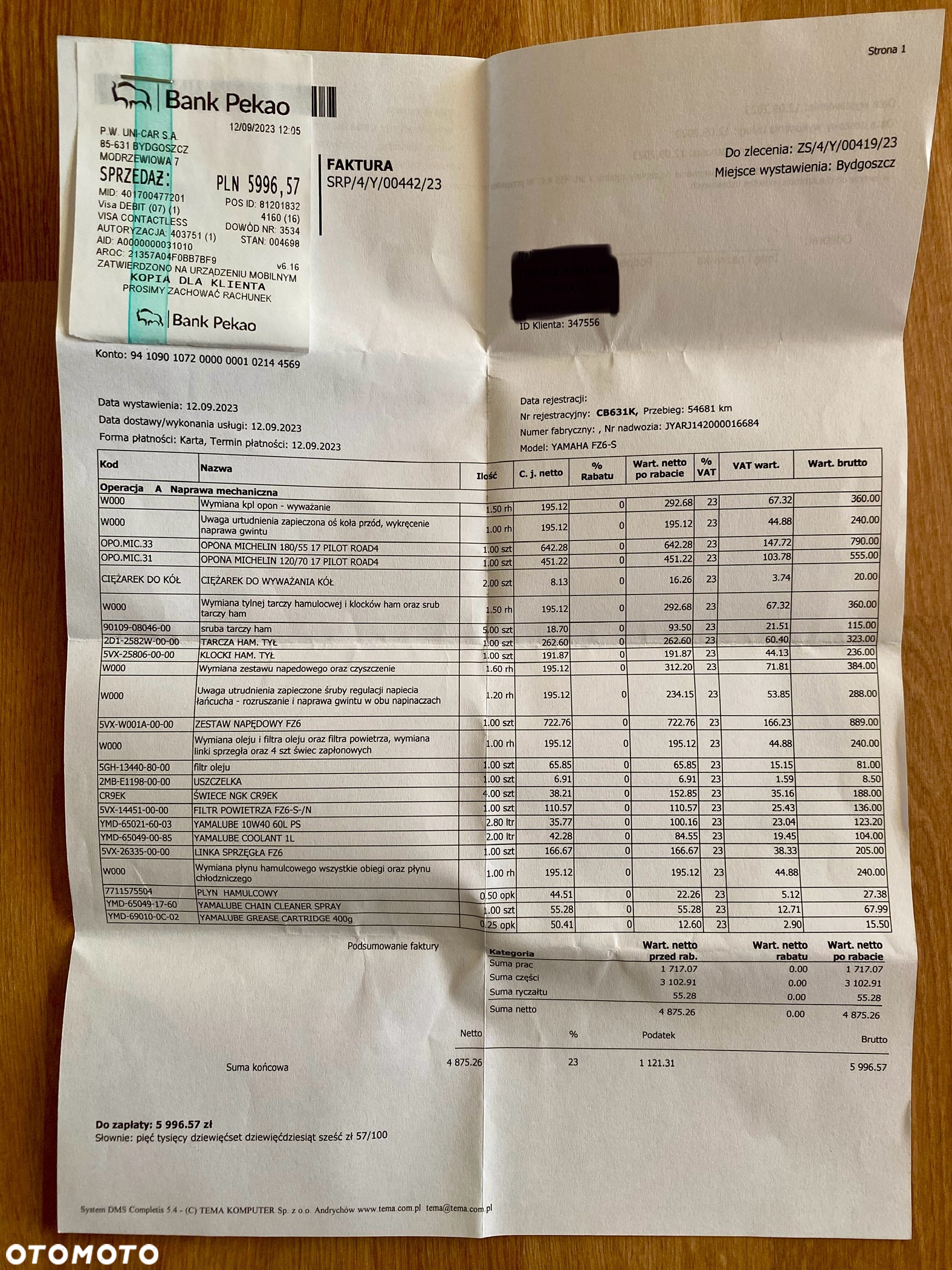 Yamaha FZ6 - 8