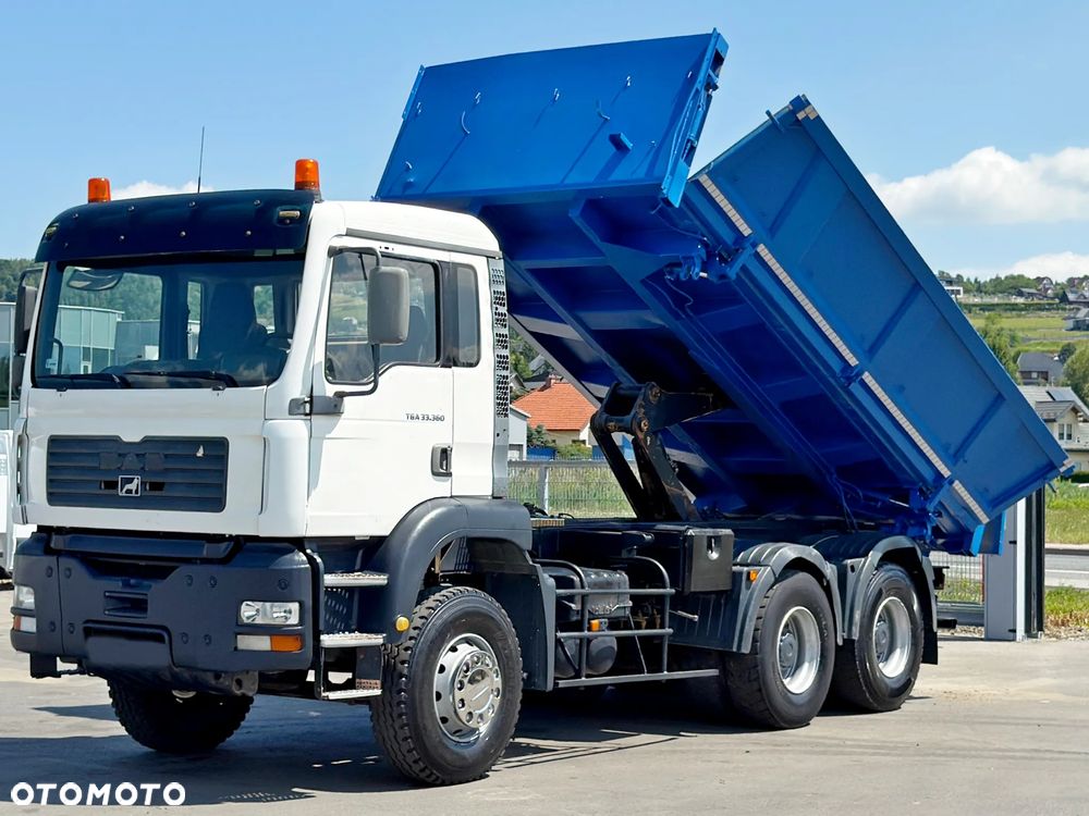 MAN TGA 33.360 * WYWROTKA 5,20 m + BORDMATIC * 6x4 * STAN BDB - 3
