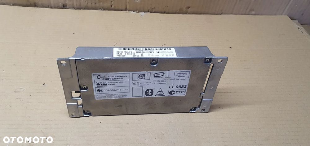 Moduł sterownik bluetooth BMW 3 E91 9178898 - 2