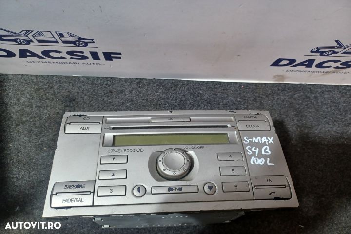 Radio cd 6M2T-18C815-AF 6M2T18C815AF Ford S-Max 1 [2006 - 2010] Miniv - 1