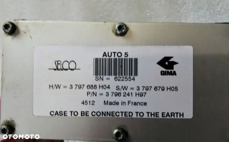 STEROWNIK KOMPUTER MASSEY FERGUSON 7480 6480 - 4