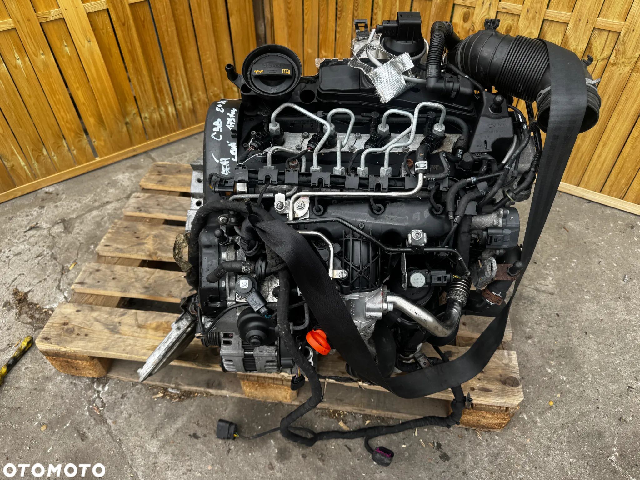 silnik cbb 2.0 tdi tiguan sharan passat kompletny 173 tys - 1