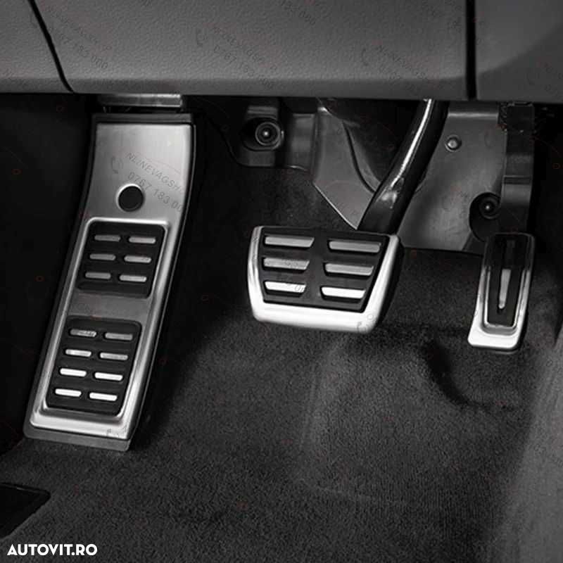 Set pedale inox transmisie automata Audi A6 C8, Audi A7 - 4