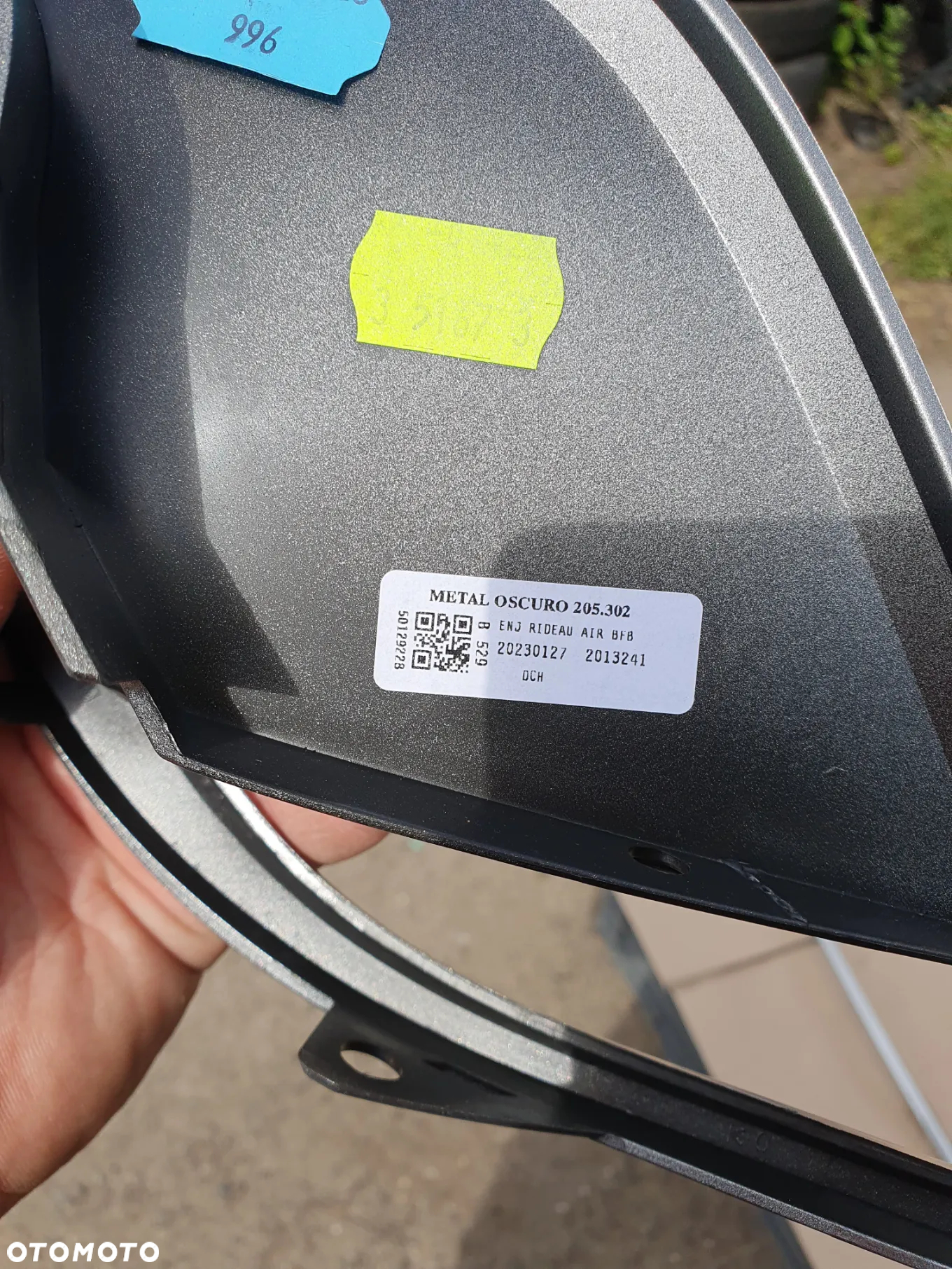 Kratka Listwa prawa Renault Mégane IV GT Line 622565791R Metal Oscuro Listwa Zderzaka Przednia prawa Renault Mégane IV GT Line - 6
