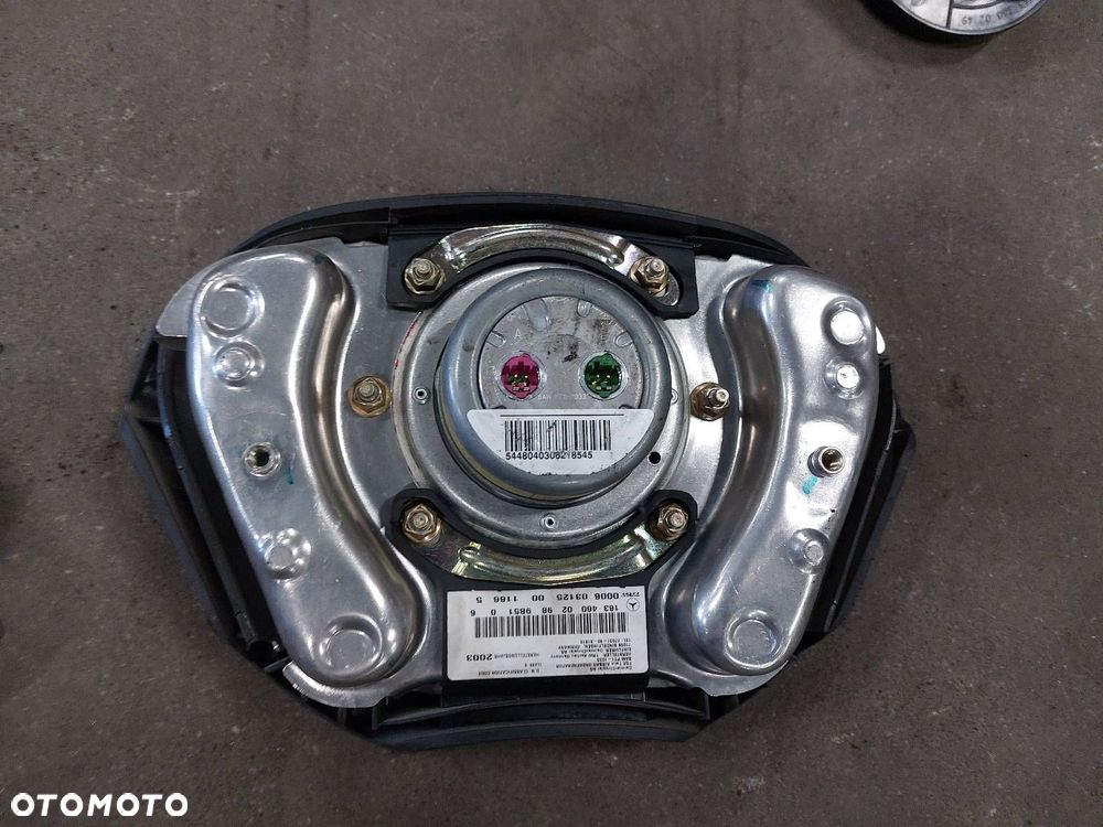ZESTAW AIRBAG KOKPIT DESKA PODUSZKI PASY MODUŁ KURTYNY MERCEDES W163 ML - 9