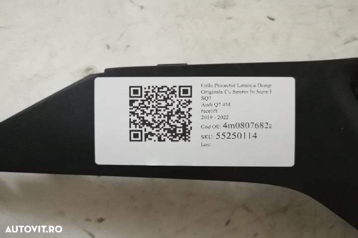 Grila Proiector Laterala Dreapta Originala Cu Senzor In Stare Buna SQ7 - 7