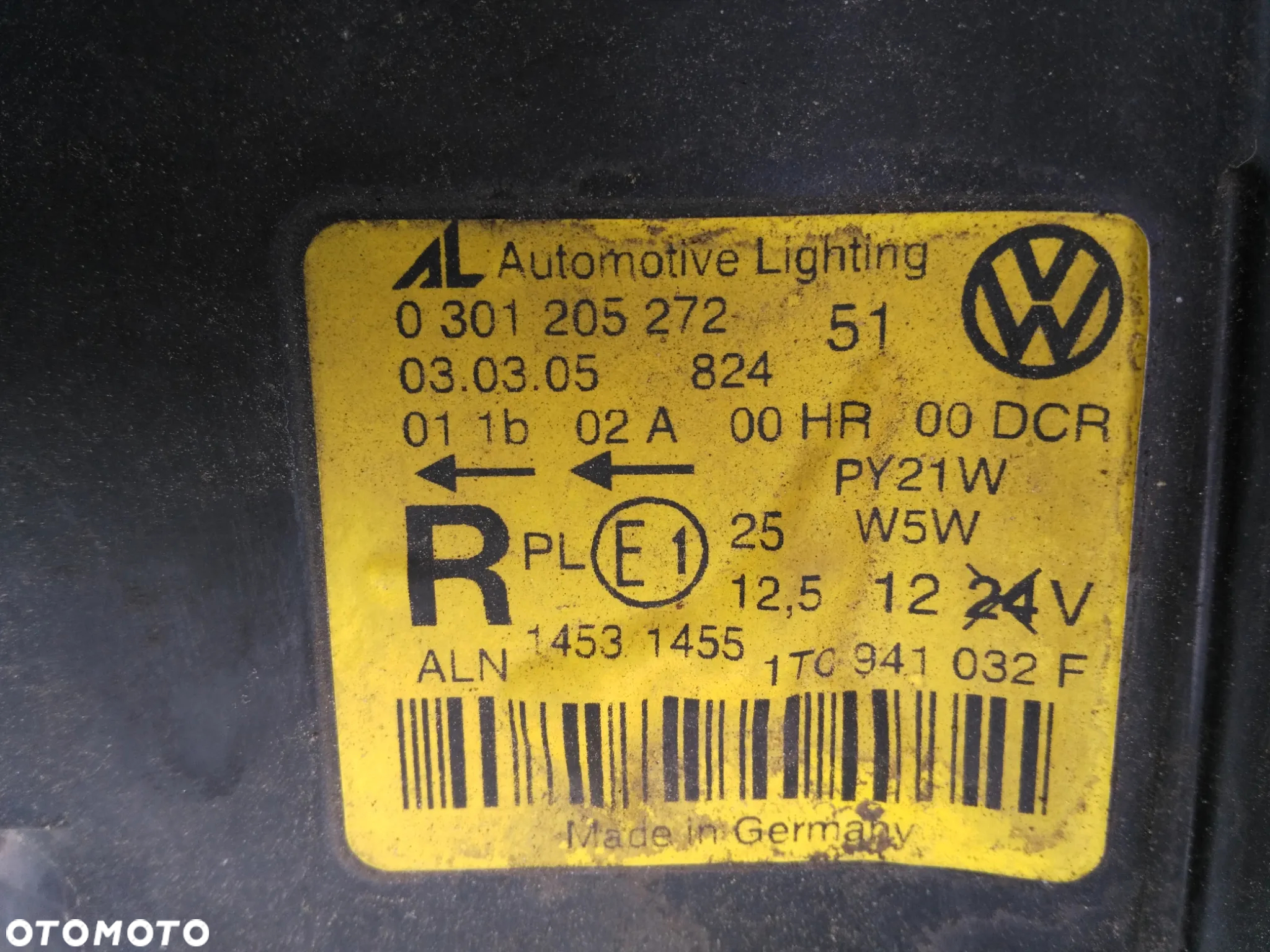 lampy przód vw touran xenon - 6