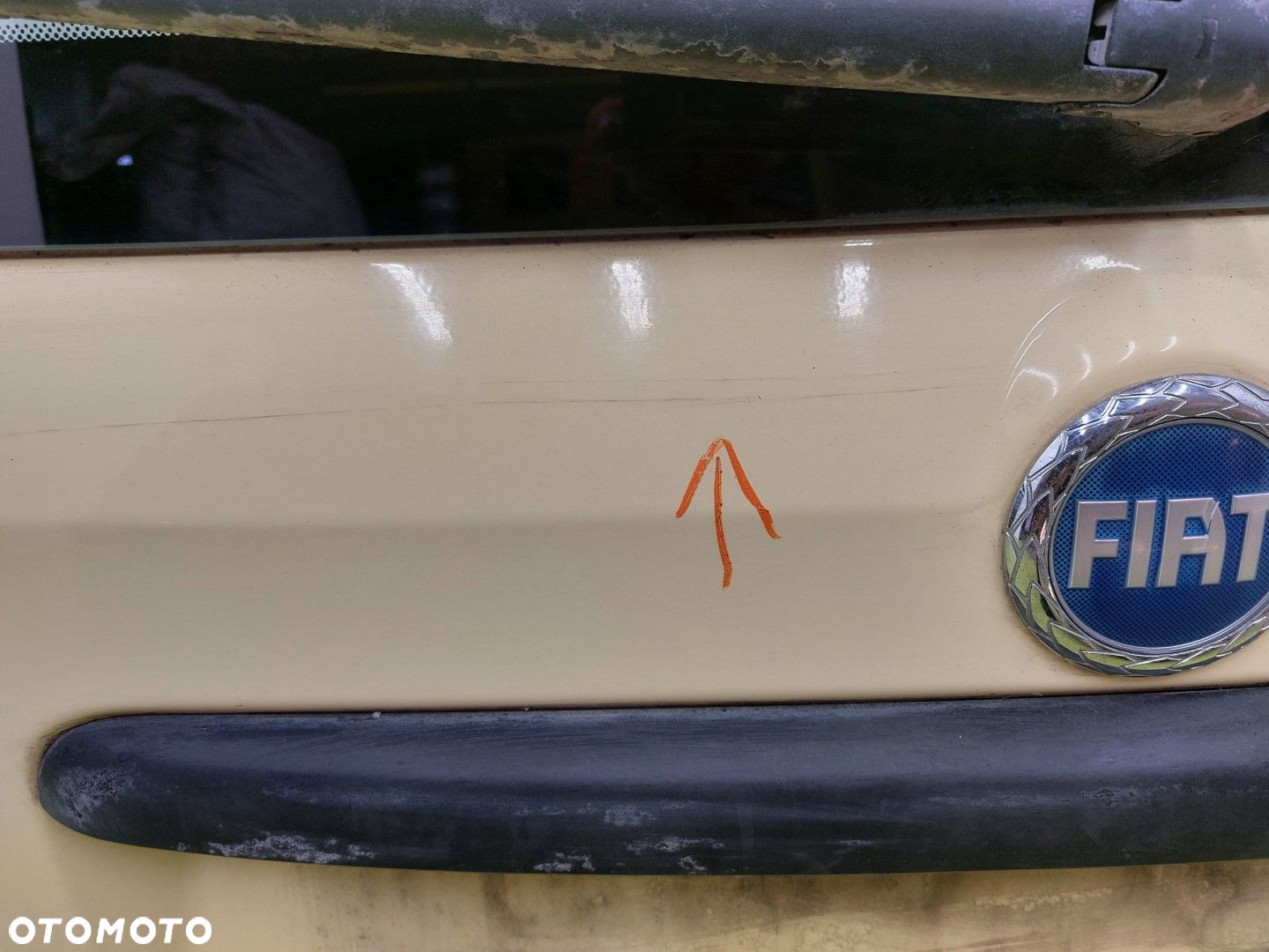 Klapa tył tylna SZYBA Fiat Panda II 2003-2013R KOD LAKIERU 541 - 9