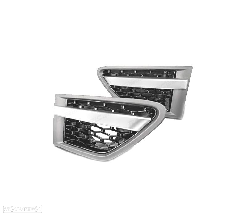 ENTRADAS DE AR LATERAIS RANGE ROVER SPORT 10-13 LOOK AUTOBIOGRAPHY PRETO CINZA - 2