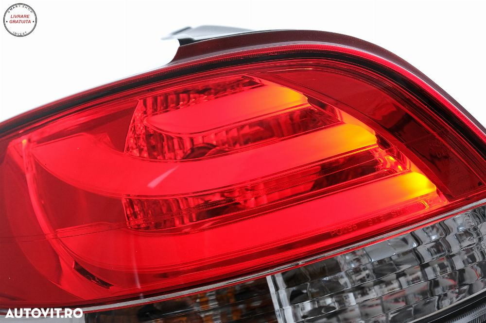 Stopuri Peugeot 206 HatchBack 3/5 usi (1998-2004) Rosu & Alb- livrare gratuita - 9