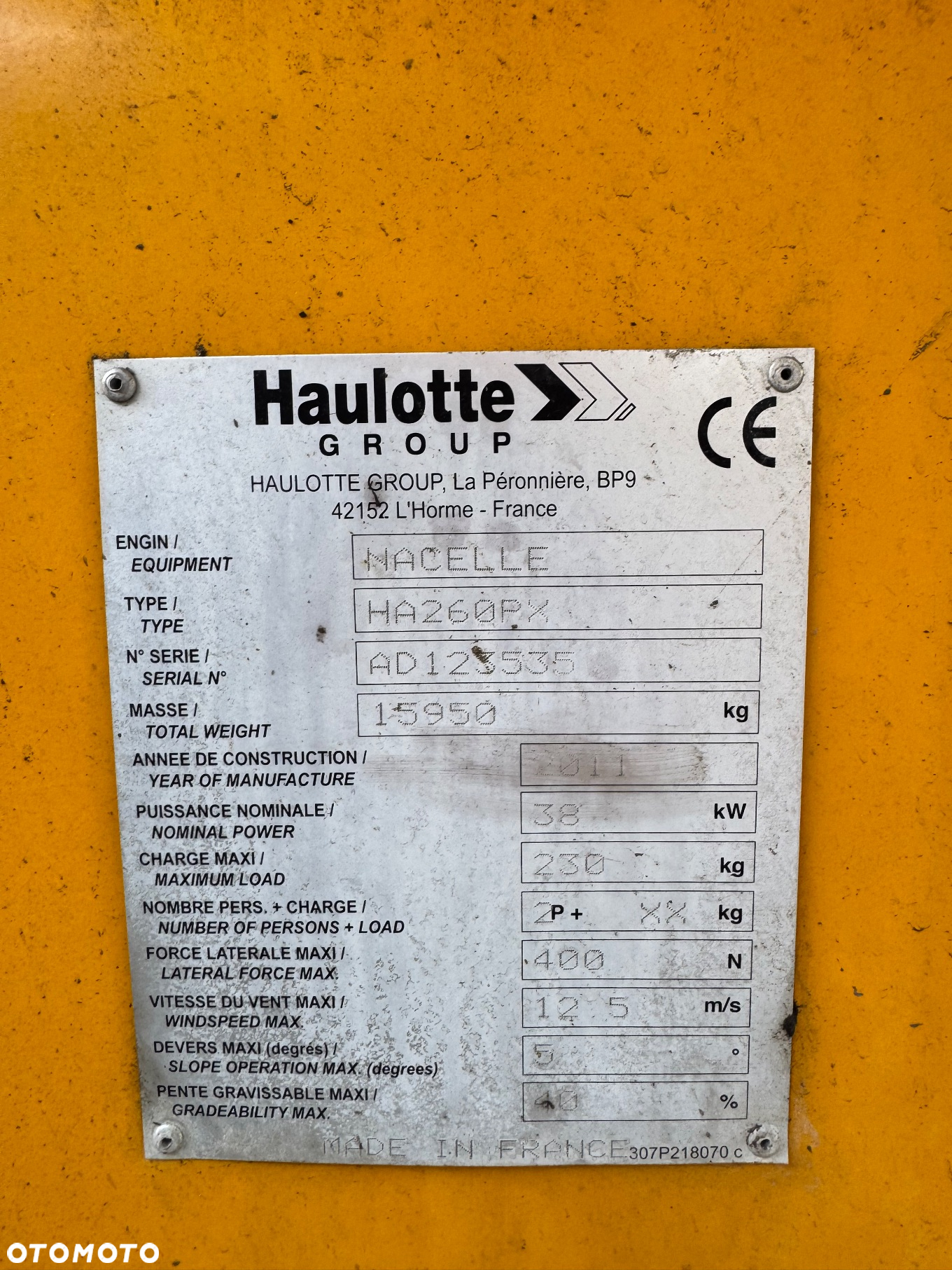 Haulotte HA260PX - 5