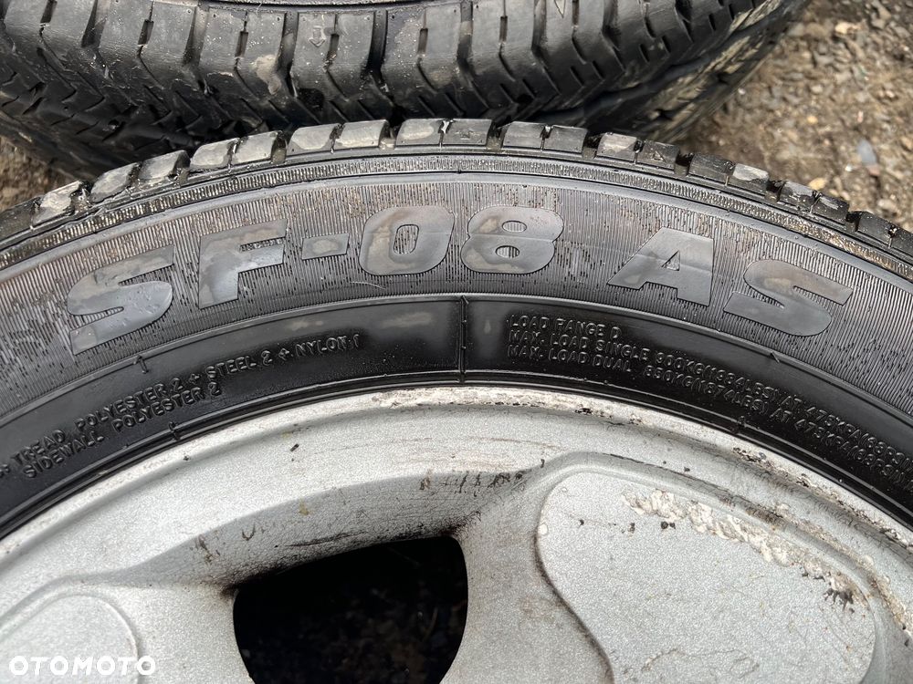 FORD TRANSIT MK6 FELGI ALUMINIOWE R16 KOŁA ALUFELGI 16" 5.5J ET56 5x160 1C15-FA + 2 OPONY CAŁOROCZNE 195/65R16C 2020r - 7